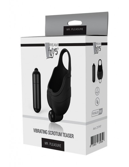 Nakładka Na Penisa I Jądra Mr. Pleasure Vibrating Scrotum Teaser - Pierścienie erekcyjne wibrujące - 7