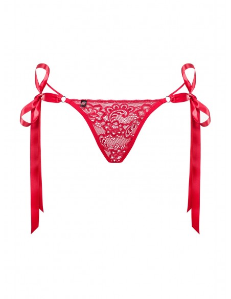 Bielizna erotyczna Lovlea Stringi Czerwone L/Xl - Stringi - 6