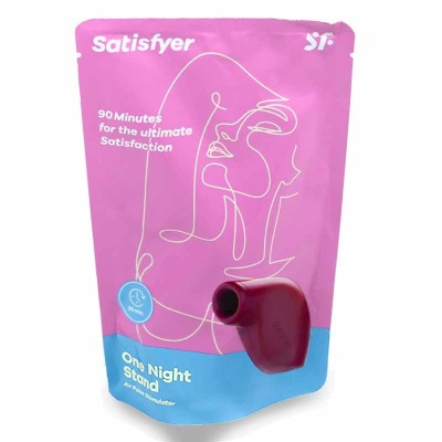Stymulator łechtaczki Satisfyer One Night Stand z technologią fali ciśnienia (Air Pulse), 4 programy pulsacji, 7,2 cm - 1 2