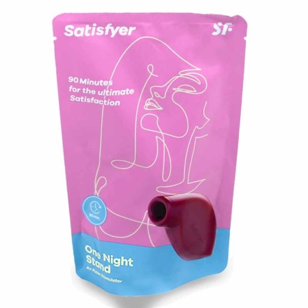 Stymulator łechtaczki Satisfyer One Night Stand z technologią fali ciśnienia (Air Pulse), 4 programy pulsacji, 7,2 cm - 2