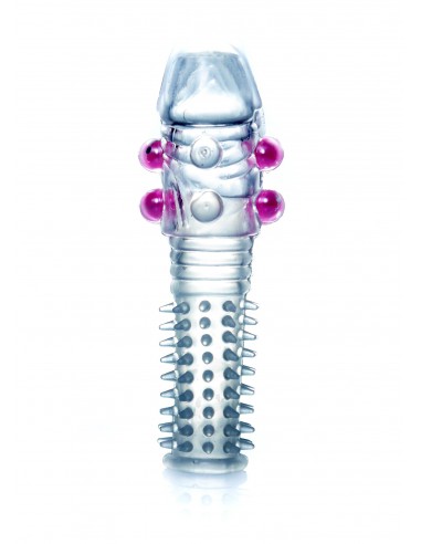 Stymulująca Nakładka Na Penisa Sleeve 06 - Przedłużki i nakładki na penisa - 2