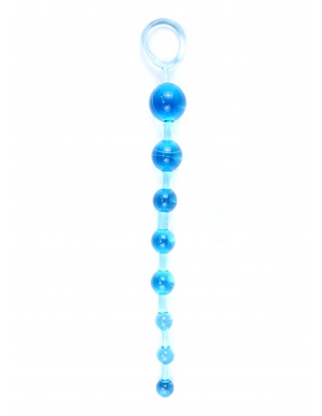 Kulki analne Jelly Anal 10 Beads Blue - Kulki analne, koraliki analne - 1