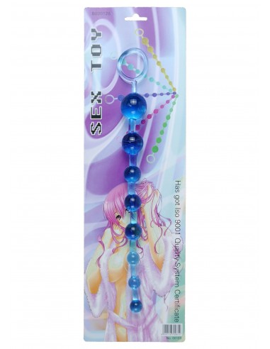 Kulki analne Jelly Anal 10 Beads Blue - Kulki analne, koraliki analne - 3