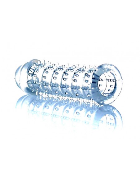 Stymulująca Nakładka Na Penisa Sleeve 09 - Przedłużki i nakładki na penisa - 3