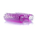 Stymulator Wonderful Fingers Purple - dwustronne nakładki na palce z teksturą prążkowaną i wypustkową - 3