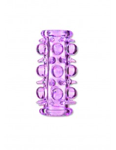 Nakładka Na Penisa  Stymulator-Stretchy Sleeve Purple - Przedłużki i nakładki na penisa - 1