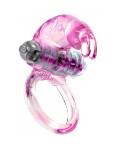 Pierścień na Penisa wibrujący Rabbit Vibro Cockring Różowy - Pierścienie erekcyjne wibrujące - 1 2