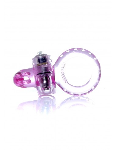 Pierścień na Penisa wibrujący Rabbit Vibro Cockring Różowy - Pierścienie erekcyjne wibrujące - 6