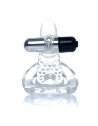 Pierścień na Penisa Wibrujący Delfinek - Pierścienie erekcyjne wibrujące - 2