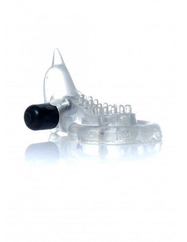 Pierścień na Penisa Wibrujący Delfinek - Pierścienie erekcyjne wibrujące - 5