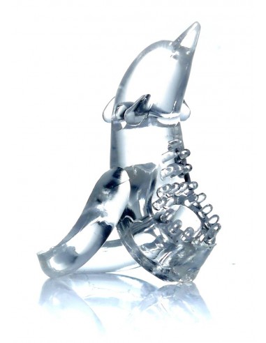 Pierścień na Penisa Wibrujący Delfinek - Pierścienie erekcyjne wibrujące - 6