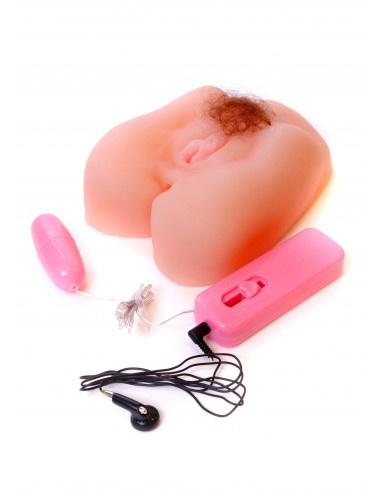 Sztuczna Pochwa I Anus Z Wibracjami I Zarostem - Masturbatory i Sztuczne pochwy - 1