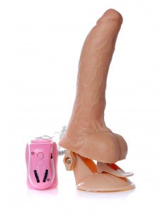 Wibrator z cyberskóry Mr. Perfect Rotacje + Wibracje - Wibratory Realistyczne - 1 2