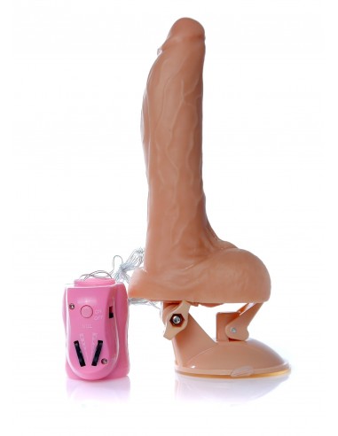 Wibrator z cyberskóry Mr. Perfect Rotacje + Wibracje - Wibratory Realistyczne - 4