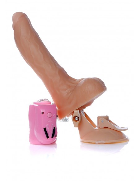 Wibrator z cyberskóry Mr. Perfect Rotacje + Wibracje - Wibratory Realistyczne - 7