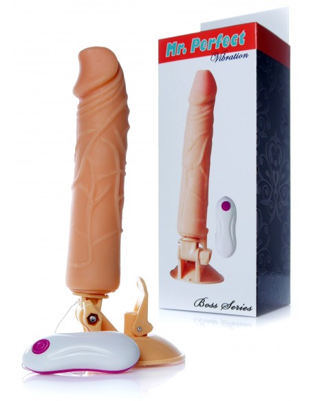 Wibrator z cyberskóry Mr. Perfect 02 Vibration 12 Funkcji - Wibratory Realistyczne - 2