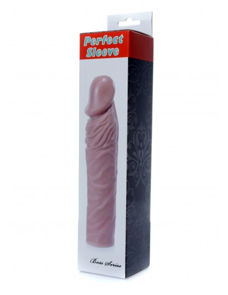 Nakładka Na Penisa Perfect Sleeve Mulatto +4 Cm - Przedłużki i nakładki na penisa - 3