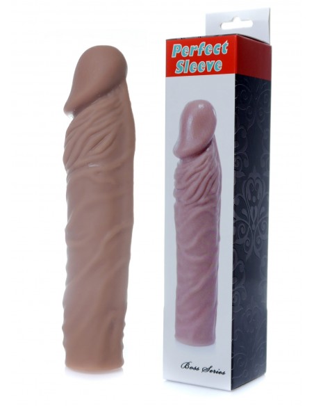 Nakładka Na Penisa Perfect Sleeve Mulatto +7 Cm - Przedłużki i nakładki na penisa - 2
