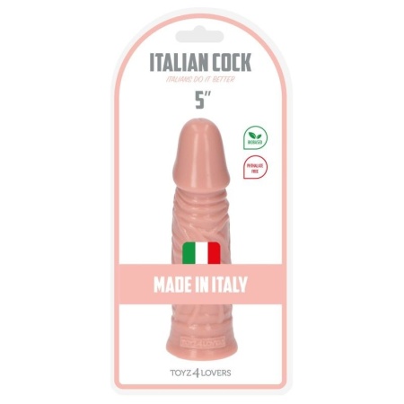 Dildo Ezio 13 cm realistyczny z żyłami - kolor miąższ - 2