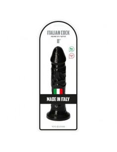 Dildo z cyberskóry Ottavio Black - Dilda realistyczne - 1 2