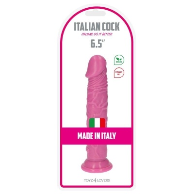 Dildo Amedeo Toyz4lovers Różowy 16.5 cm z Przyssawką - 1 2
