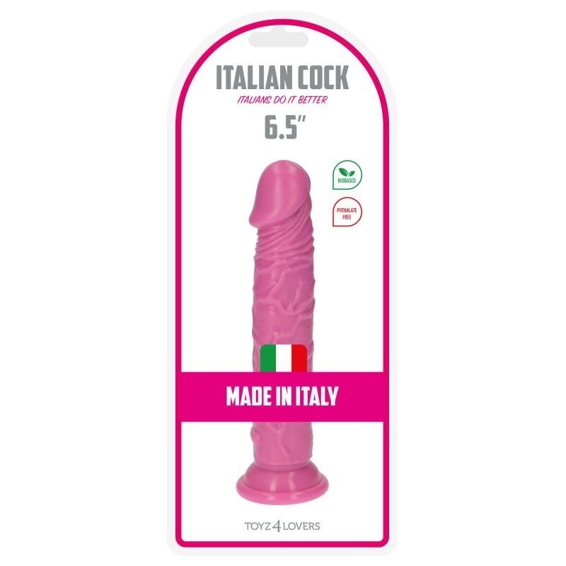 Dildo Amedeo Toyz4lovers Różowy 16.5 cm z Przyssawką - 2