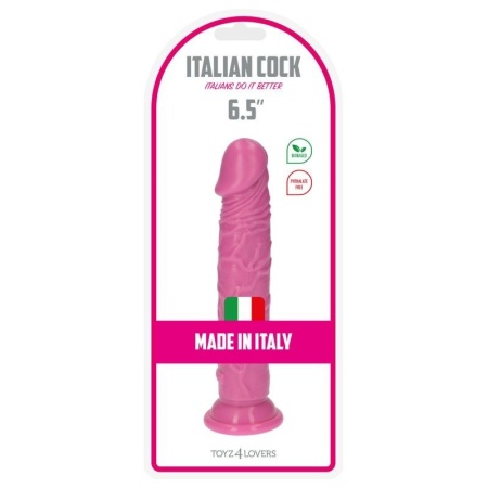Dildo Amedeo Toyz4lovers Różowy 16.5 cm z Przyssawką - 2