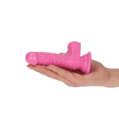 Realistyczne Dildo Leo 10,5 cm z Przyssawką – Różowe - 1