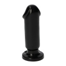 Dildo Caio Black 13 cm, średnica 5 cm, czarny - 5