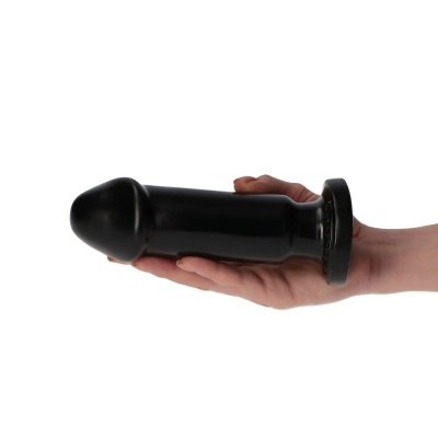 Dildo Caio Black 13 cm, średnica 5 cm, czarny - 1