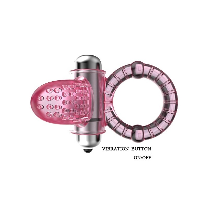 Wibracyjny pierścień Sweet Vibration z 10 trybami i średnicą 4,6 cm - 5