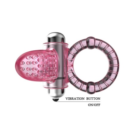 Wibracyjny pierścień Sweet Vibration z 10 trybami i średnicą 4,6 cm - 5