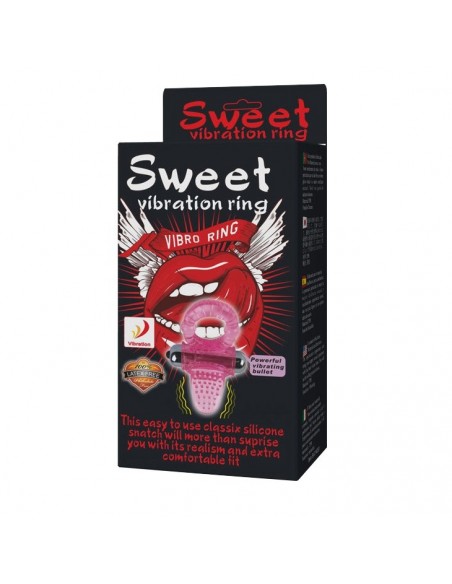 Pierścień Na Penisa z Wibracjami Sweet Vibration Ring - Pierścienie erekcyjne wibrujące - 7
