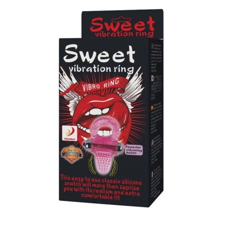Wibracyjny pierścień Sweet Vibration z 10 trybami i średnicą 4,6 cm - 7