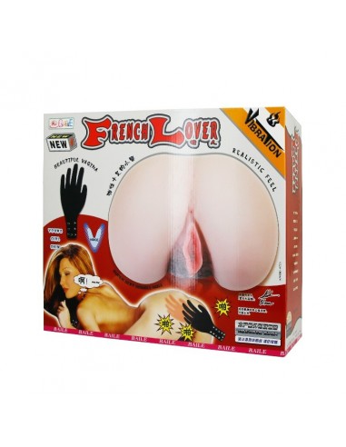 Sztuczna Wagina Z Wibracjami French Lover - Masturbatory i Sztuczne pochwy - 10