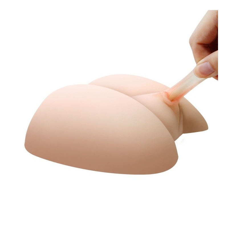 Masturbator Insatiable z dwoma otworami i wibracją o zmiennej prędkości, 15 cm - 3