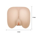 Masturbator Insatiable z dwoma otworami i wibracją o zmiennej prędkości, 15 cm - 5
