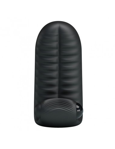 Wibrująca nakładka na palce PRETTY LOVE - Abott Double Finger Vibrator Black - Nakładki na palce - 2
