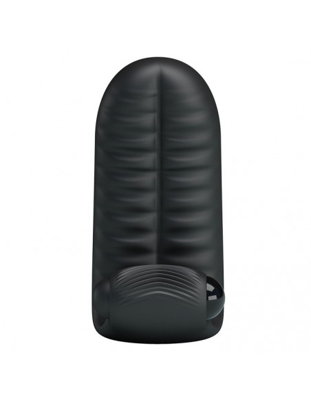 Wibrująca nakładka na palce PRETTY LOVE - Abott Double Finger Vibrator Black - Nakładki na palce - 2