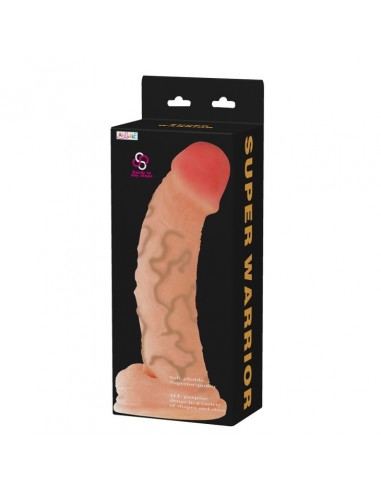 Wibrator z cyberskóry Baile - Super Warrior 37,5 Cm Multispeed Vibrations - Wibratory Realistyczne - 9