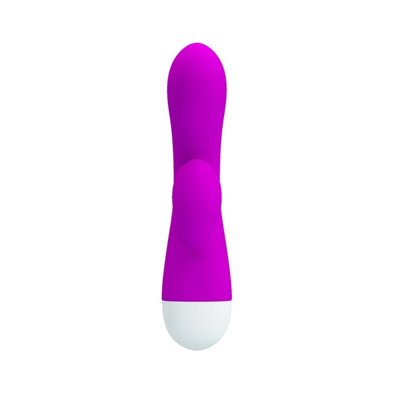 Wibrator króliczek ELI - dwufunkcyjny, silikonowy, 30 funkcji wibracji, ładowanie USB, 3,1 × 15,1 cm - 1