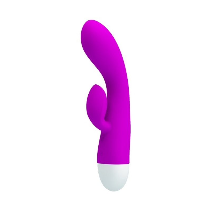 Wibrator króliczek ELI - dwufunkcyjny, silikonowy, 30 funkcji wibracji, ładowanie USB, 3,1 × 15,1 cm - 2