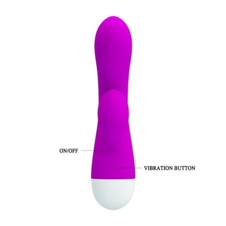 Wibrator króliczek ELI - dwufunkcyjny, silikonowy, 30 funkcji wibracji, ładowanie USB, 3,1 × 15,1 cm - 6