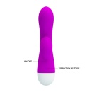 Wibrator króliczek ELI - dwufunkcyjny, silikonowy, 30 funkcji wibracji, ładowanie USB, 3,1 × 15,1 cm - 6