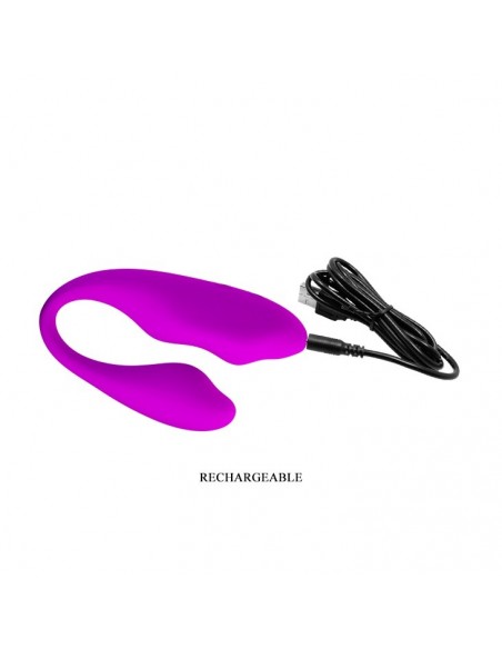 Stymulacja dla Par Pretty Love - Bernie 30 Vibrations Usb - Stymulatory i wibratory dla par - 9