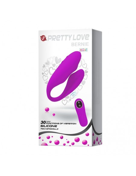 Stymulacja dla Par Pretty Love - Bernie 30 Vibrations Usb - Stymulatory i wibratory dla par - 11
