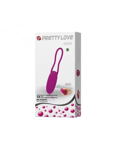 Jajeczko wibrujące Pretty Love Dave 12 Funkcji USB/ Air Sensor Remote Control - Wibratory Jajeczka - 10