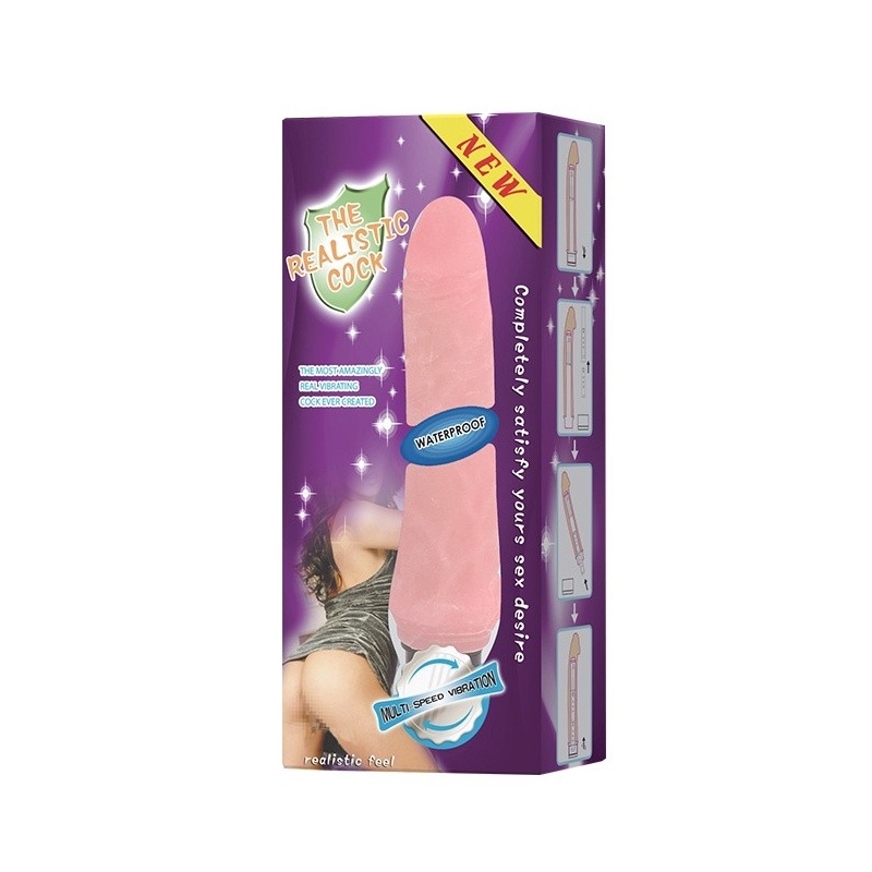 Wibrator Realistic Cock Multispeed 20 cm - 7