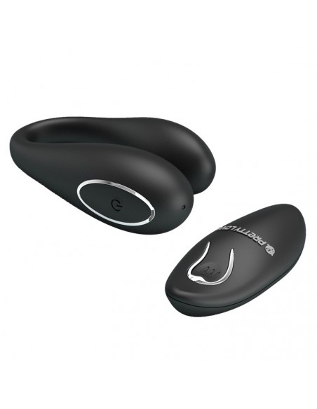 Stymulacja dla Par Pretty Love - Algernon Usb Black 12 Function - Stymulatory i wibratory dla par - 3