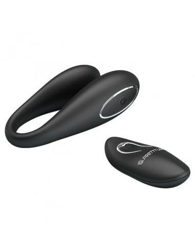 Stymulacja dla Par Pretty Love - Algernon Usb Black 12 Function - Stymulatory i wibratory dla par - 4